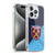 West Ham United FC Crest Blue Gradient Soft Gel Case for Apple iPhone 15 Pro
