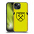 West Ham United FC 2023/24 Crest Kit Away Goalkeeper Soft Gel Case for Apple iPhone 15
