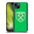 West Ham United FC 2023/24 Crest Kit Home Goalkeeper Soft Gel Case for Apple iPhone 15 Plus