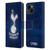Tottenham Hotspur F.C. Badge Distressed Leather Book Wallet Case Cover For Apple iPhone 15