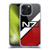 EA Bioware Mass Effect Graphics N7 Logo Stripes Soft Gel Case for Apple iPhone 15 Pro Max & MagSafe