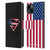 Superman DC Comics Logos U.S. Flag 2 Leather Book Wallet Case Cover For Apple iPhone 15