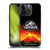 Jurassic World Fallen Kingdom Logo Volcano Eruption Soft Gel Case for Apple iPhone 15 Pro