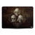 Alchemy Gothic Dark No Evil Three Skull Vinyl Sticker Skin Decal Cover for Apple MacBook Air 13.6" A2681 (2022)
