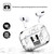 Alchemy Gothic Gothic No Evil Three Skull Vinyl Sticker Skin Decal Cover for Apple AirPods 3 3rd Gen Charging Case