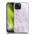 Nature Magick Marble Metallics Purple Soft Gel Case for Apple iPhone 15 Plus