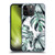 Nature Magick Tropical Palm Leaves On Marble Turquoise Green Island Soft Gel Case for Apple iPhone 15 Pro Max