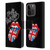 The Rolling Stones Albums Only Rock And Roll Distressed Leather Book Wallet Case Cover For Apple iPhone 15 Pro