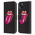 The Rolling Stones Graphics Pink Tongue Leather Book Wallet Case Cover For Apple iPhone 15 Plus