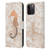 Monika Strigel Champagne Gold Seahorse Leather Book Wallet Case Cover For Apple iPhone 15 Pro Max