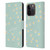 Monika Strigel Happy Daisy Mint Leather Book Wallet Case Cover For Apple iPhone 15 Pro