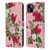 Riza Peker Florals Romance Leather Book Wallet Case Cover For Apple iPhone 15 Plus