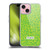 P.D. Moreno Patterns Lime Green Soft Gel Case for Apple iPhone 15
