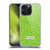 P.D. Moreno Patterns Lime Green Soft Gel Case for Apple iPhone 15 Pro Max