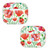 Ninola Assorted Red Flower Vinyl Sticker Skin Decal Cover for Apple AirPods 3 3rd Gen Charging Case