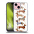 Cat Coquillette Animals Dachshunds Soft Gel Case for Apple iPhone 15