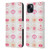 Cat Coquillette Linear Pink Evil Eyes Leather Book Wallet Case Cover For Apple iPhone 15 Plus
