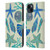 Cat Coquillette Sea Seashells Blue Leather Book Wallet Case Cover For Apple iPhone 15 Plus