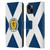 Scotland National Football Team Logo 2 Scotland Flag Leather Book Wallet Case Cover For Apple iPhone 15