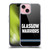 Glasgow Warriors Logo Text Type Black Soft Gel Case for Apple iPhone 15