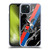 Crystal Palace FC Crest Black Marble Soft Gel Case for Apple iPhone 15 Plus