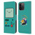 Adventure Time Graphics BMO Leather Book Wallet Case Cover For Apple iPhone 15 Pro Max