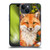 Kayomi Harai Animals And Fantasy Fox With Autumn Leaves Soft Gel Case for Apple iPhone 15