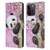 Kayomi Harai Animals And Fantasy Cherry Blossom Panda Leather Book Wallet Case Cover For Apple iPhone 15 Pro