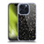 PLdesign Glitter Sparkles Black And White Soft Gel Case for Apple iPhone 15 Pro
