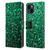 PLdesign Glitter Sparkles Emerald Green Leather Book Wallet Case Cover For Apple iPhone 15