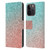 PLdesign Sparkly Coral Coral Pink Viridian Green Leather Book Wallet Case Cover For Apple iPhone 15 Pro
