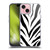 Grace Illustration Animal Prints Zebra Soft Gel Case for Apple iPhone 15