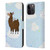 Grace Illustration Llama Pegasus Leather Book Wallet Case Cover For Apple iPhone 15 Pro Max