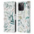 Anis Illustration Bloomers Eucalyptus Leather Book Wallet Case Cover For Apple iPhone 15 Pro