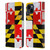 Artpoptart Flags Maryland Leather Book Wallet Case Cover For Apple iPhone 15