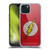The Flash DC Comics Logo Distressed Look Soft Gel Case for Apple iPhone 15 Plus