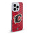 NHL Calgary Flames Net Pattern Soft Gel Case for Apple iPhone 15 Pro Max & MagSafe