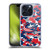 NHL Columbus Blue Jackets Camouflage Soft Gel Case for Apple iPhone 15 Pro
