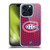 NHL Montreal Canadiens Net Pattern Soft Gel Case for Apple iPhone 15 Pro