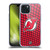 NHL New Jersey Devils Net Pattern Soft Gel Case for Apple iPhone 15 Plus
