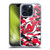 NHL New Jersey Devils Camouflage Soft Gel Case for Apple iPhone 15 Pro