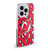 NHL New Jersey Devils Leopard Pattern Soft Gel Case for Apple iPhone 15 Pro