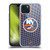 NHL New York Islanders Net Pattern Soft Gel Case for Apple iPhone 15 Plus