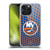 NHL New York Islanders Net Pattern Soft Gel Case for Apple iPhone 15 Pro Max