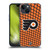 NHL Philadelphia Flyers Net Pattern Soft Gel Case for Apple iPhone 15