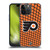 NHL Philadelphia Flyers Net Pattern Soft Gel Case for Apple iPhone 15 Pro Max