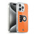 NHL Philadelphia Flyers Plain Soft Gel Case for Apple iPhone 15 Pro & MagSafe