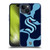 NHL Seattle Kraken Cow Pattern Soft Gel Case for Apple iPhone 15