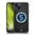 NHL Seattle Kraken Puck Texture Soft Gel Case for Apple iPhone 15