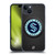 NHL Seattle Kraken Puck Texture Soft Gel Case for Apple iPhone 15 Plus